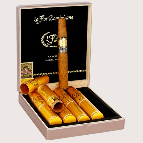 La Flor Dominicana Oro Chisel Tubos