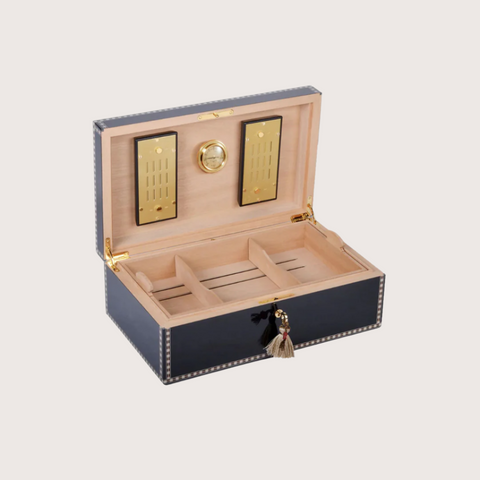 Elie Bleu Medals 120 Cigar Humidor -Black  Medals Collection