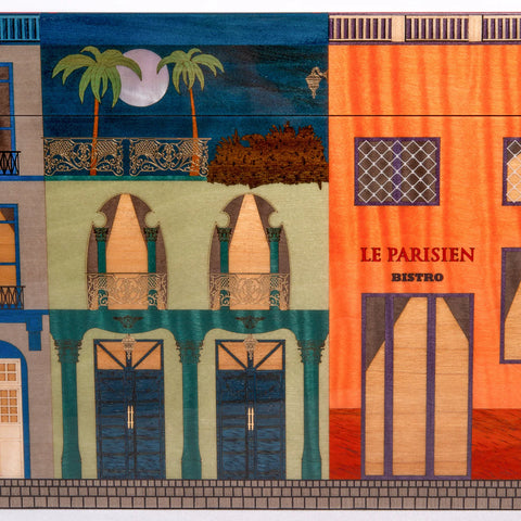 "CASA CUBANA" CIGAR HUMIDOR - LE PARISIEN "BY NIGHT” - 75 CIGAR