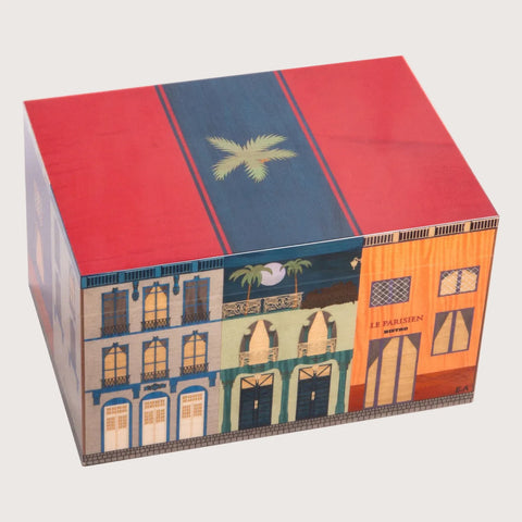 "CASA CUBANA" CIGAR HUMIDOR - LE PARISIEN "BY NIGHT” - 75 CIGAR