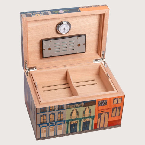 "CASA CUBANA" CIGAR HUMIDOR - LE PARISIEN "BY NIGHT” - 75 CIGAR